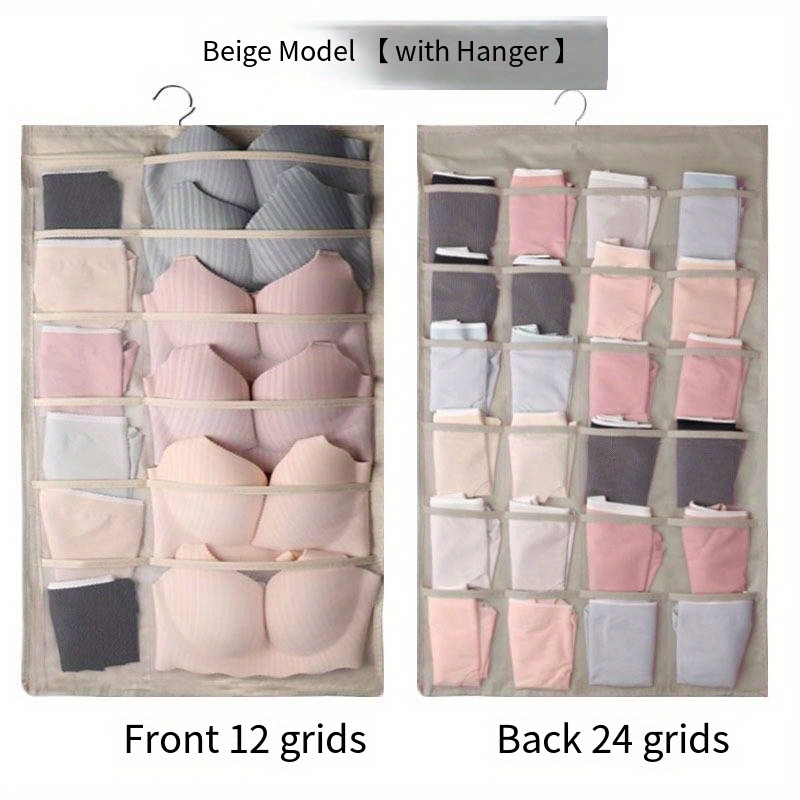 Sac de rangement pour soutien-gorge et sous-vêtements, cintre de