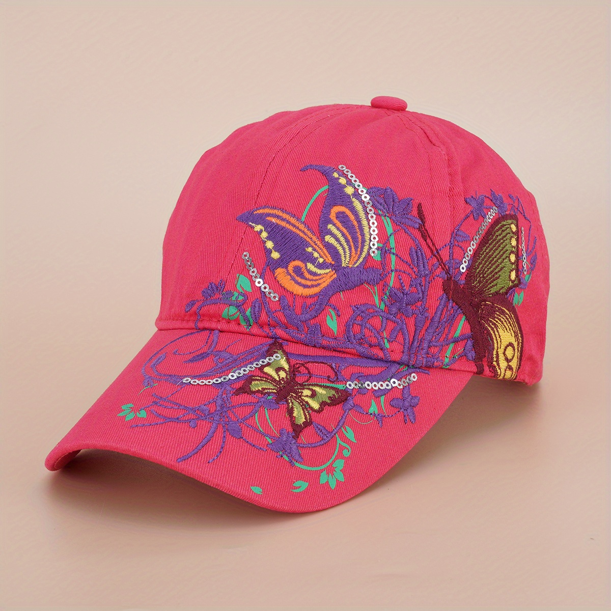 Gucci NY Yankees Embroidered Butterfly Baseball Cap Blue Men's - 400 - US