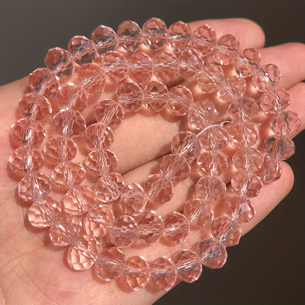 10pcs 12mm Rondelle Drum Shape Crystal Glass Faceted Beads for Jewelry  Making