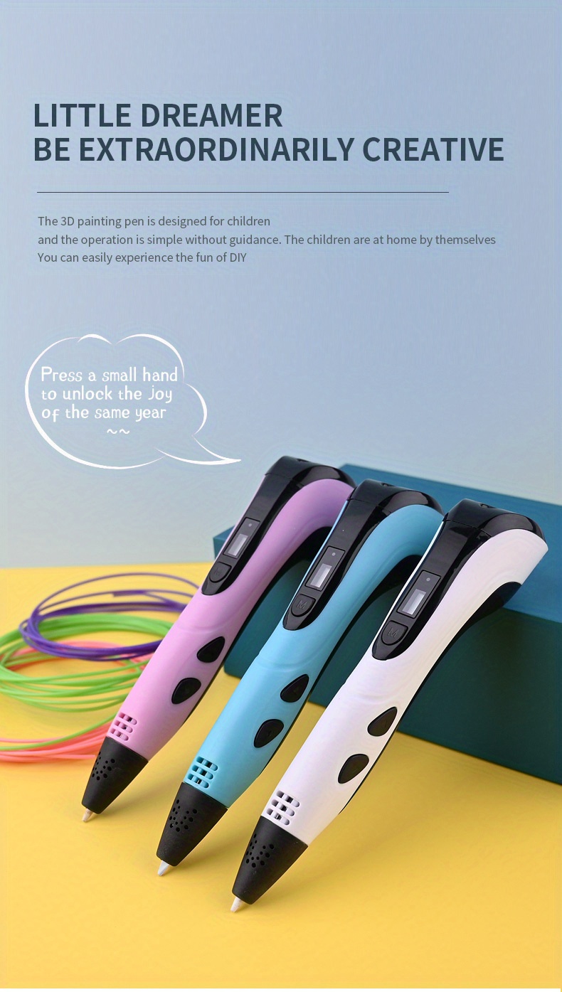 Bolígrafo Printing Pen 3D con display, Movilshop, Correos Market