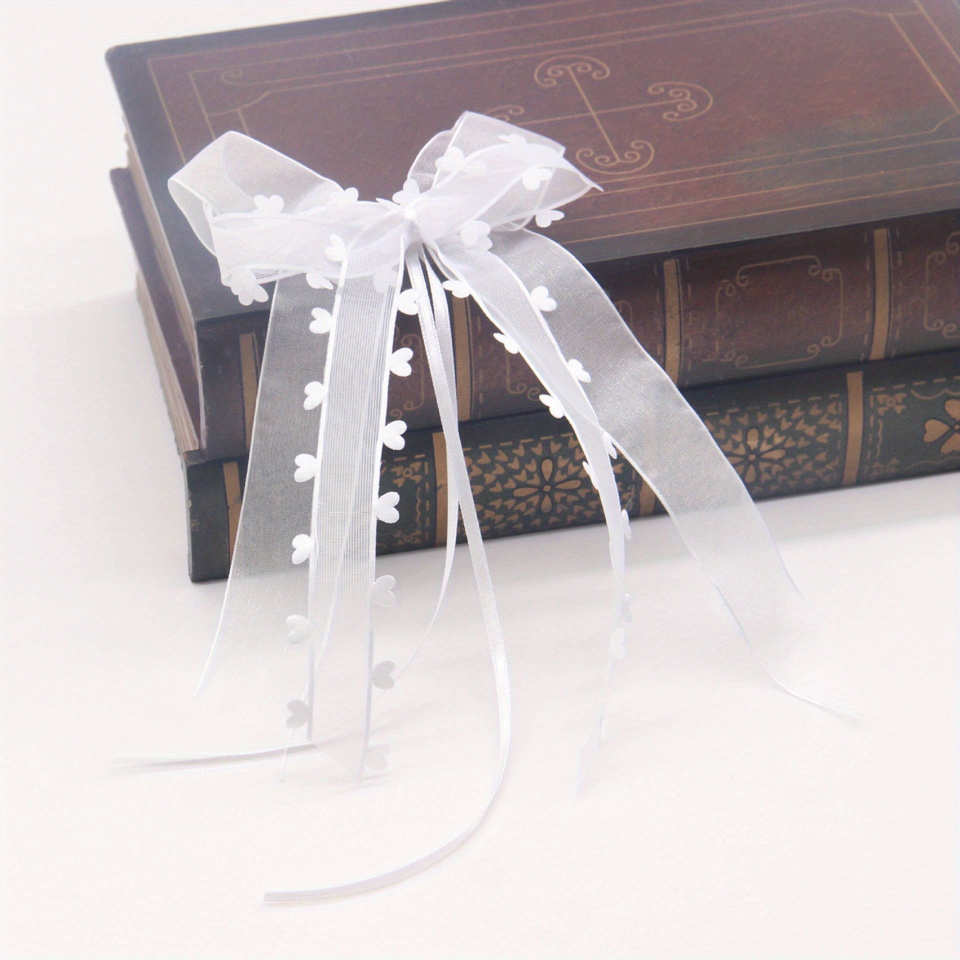 Image of 10pcs, Wedding Bowknots Ribbon Bows Ribbon Bow Chairs Cloth Party Holiday Wedding Arch Vase Photo Prop Decoration, Christmas, Halloween