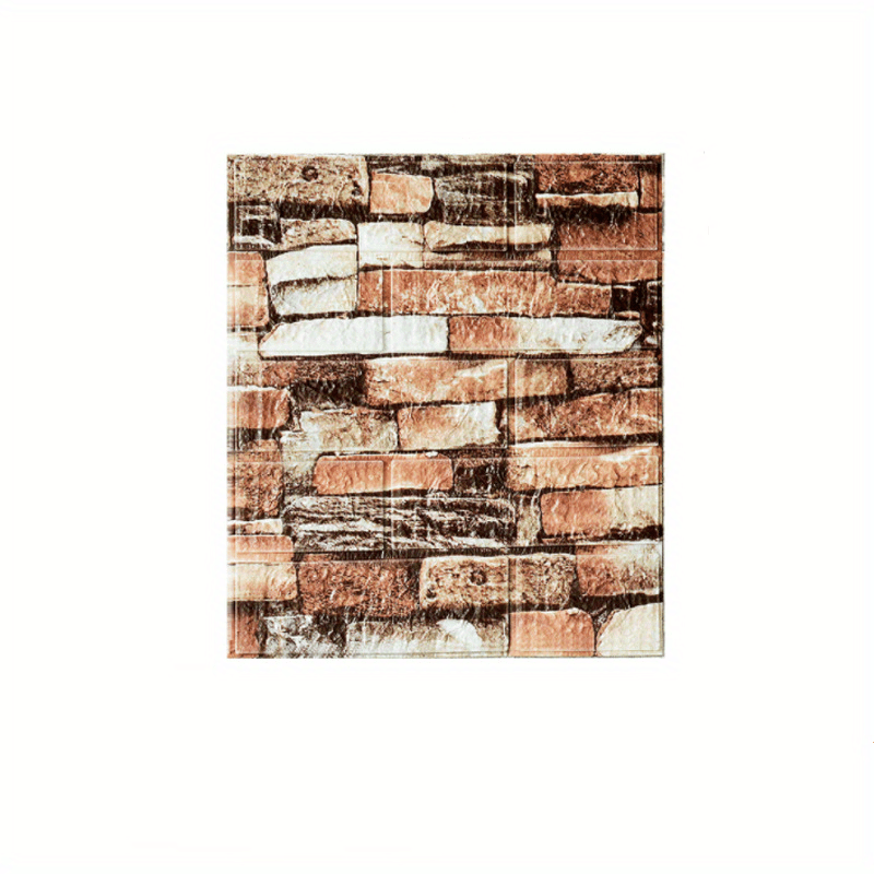 Wallpapers Faux Foam Bricks 3D Wall Panels Peel And Stick For