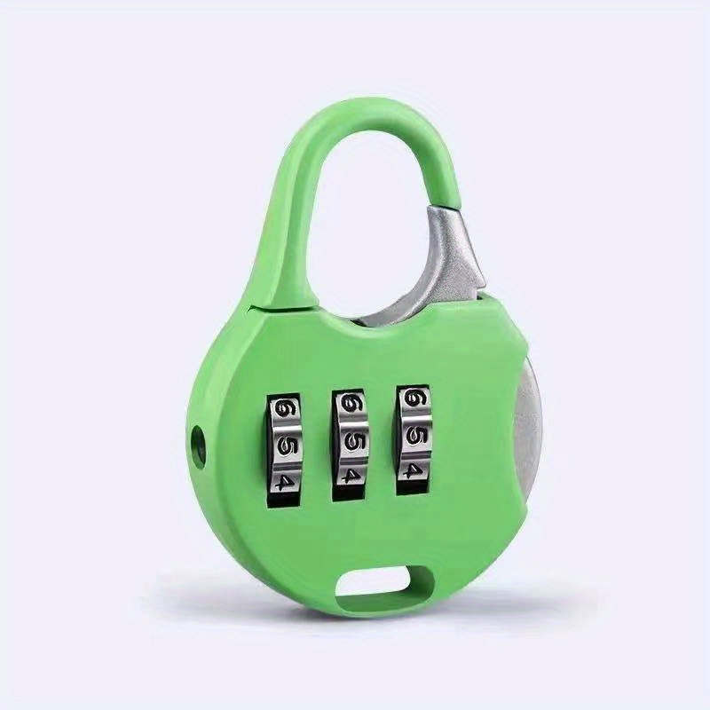 3 Digit Combinations Padlock Safe Lock Mini Combination Lock - Temu