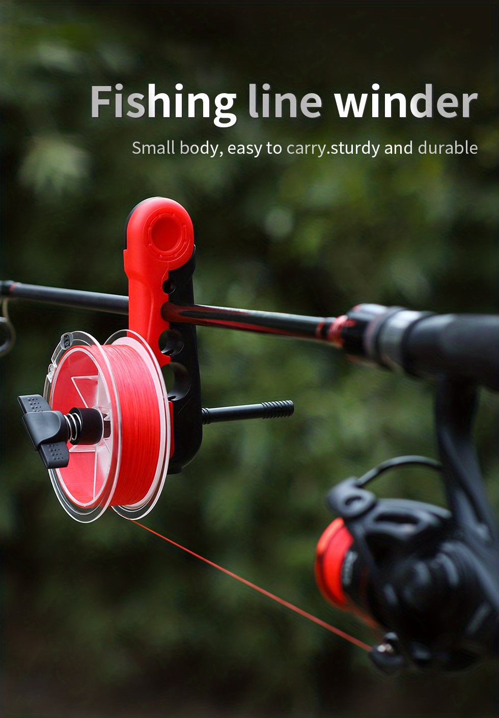 Fishing Line Winder Portable Reel Line Spooler Machine Spinning