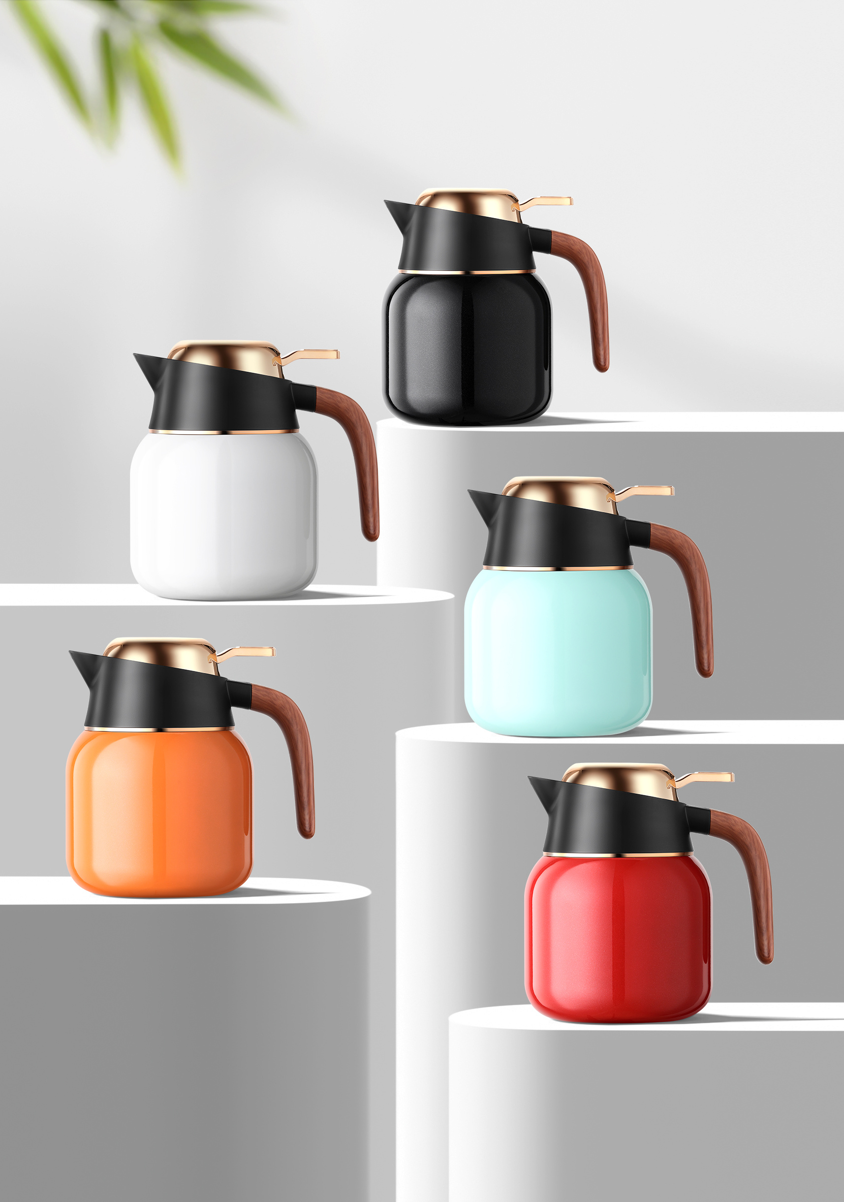 Insulated Teapot, Humanized Design Teapot Tea and Water Separation  Detachable Design Thermal Coffee Carafe Tea Pot Compact and Exquisite  Insulation