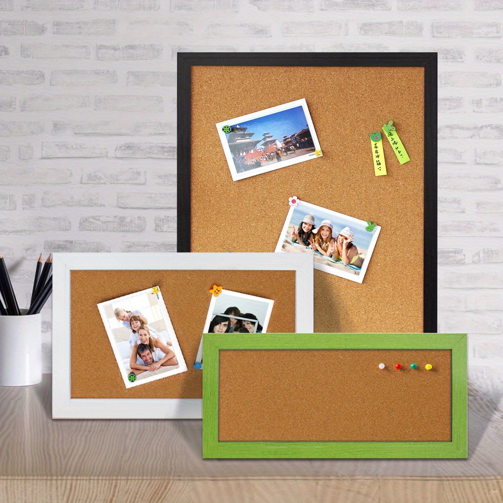 Double sided Cork Board Brighten Space A Colorful 3 Sizes 4 Temu