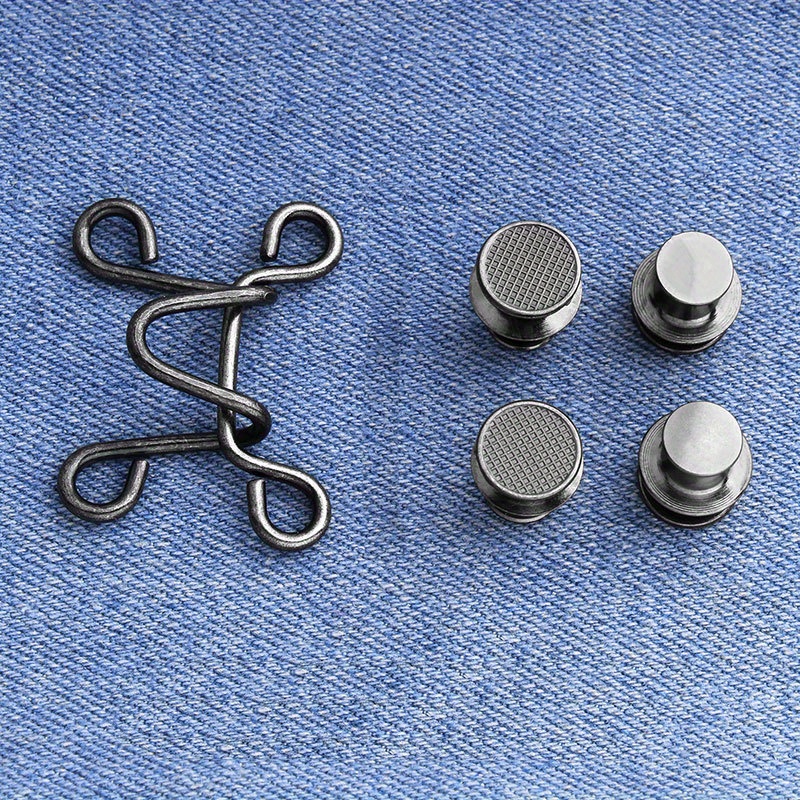 SEWACC 20 botones de cintura sin coser botones ajustables botones de cierre  a presión para pantalones vaqueros botones ajustables hebilla de cintura