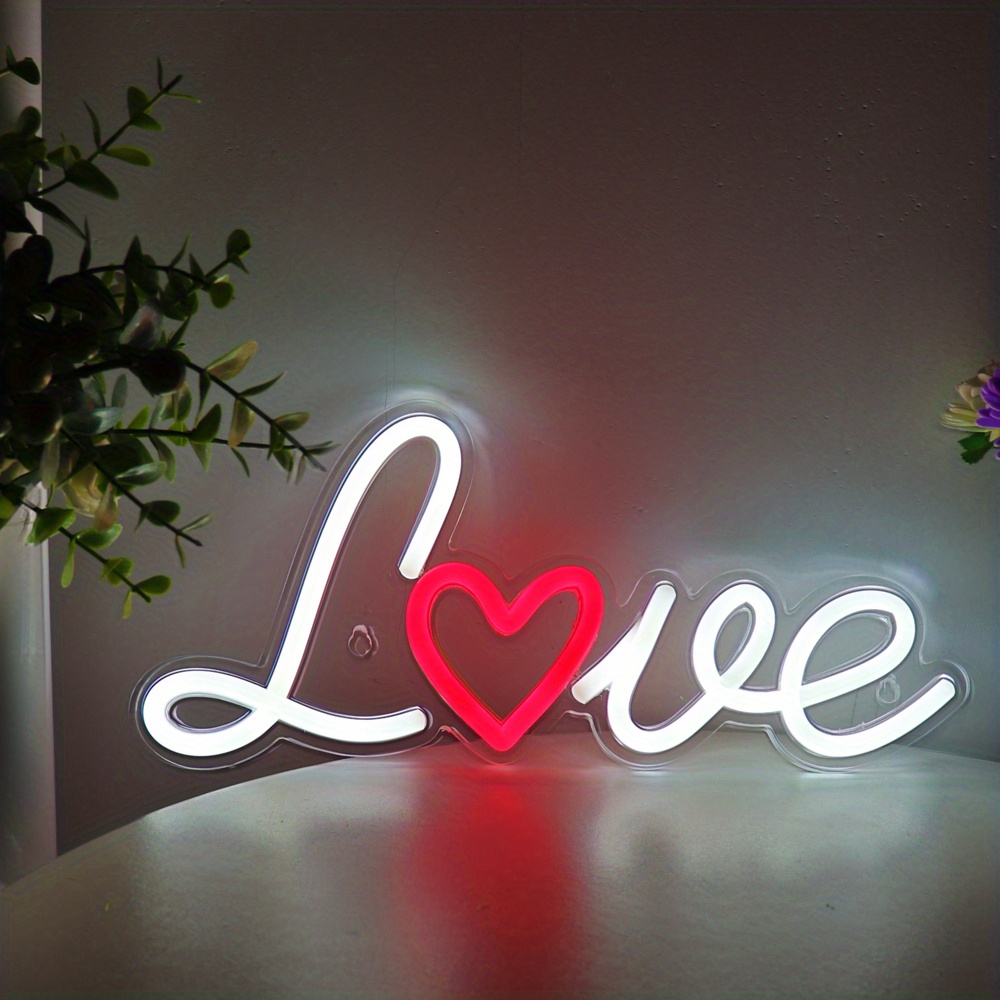 I Love You - LED Neon Sign, Wall Decor, Wall Sign, Neon Lights