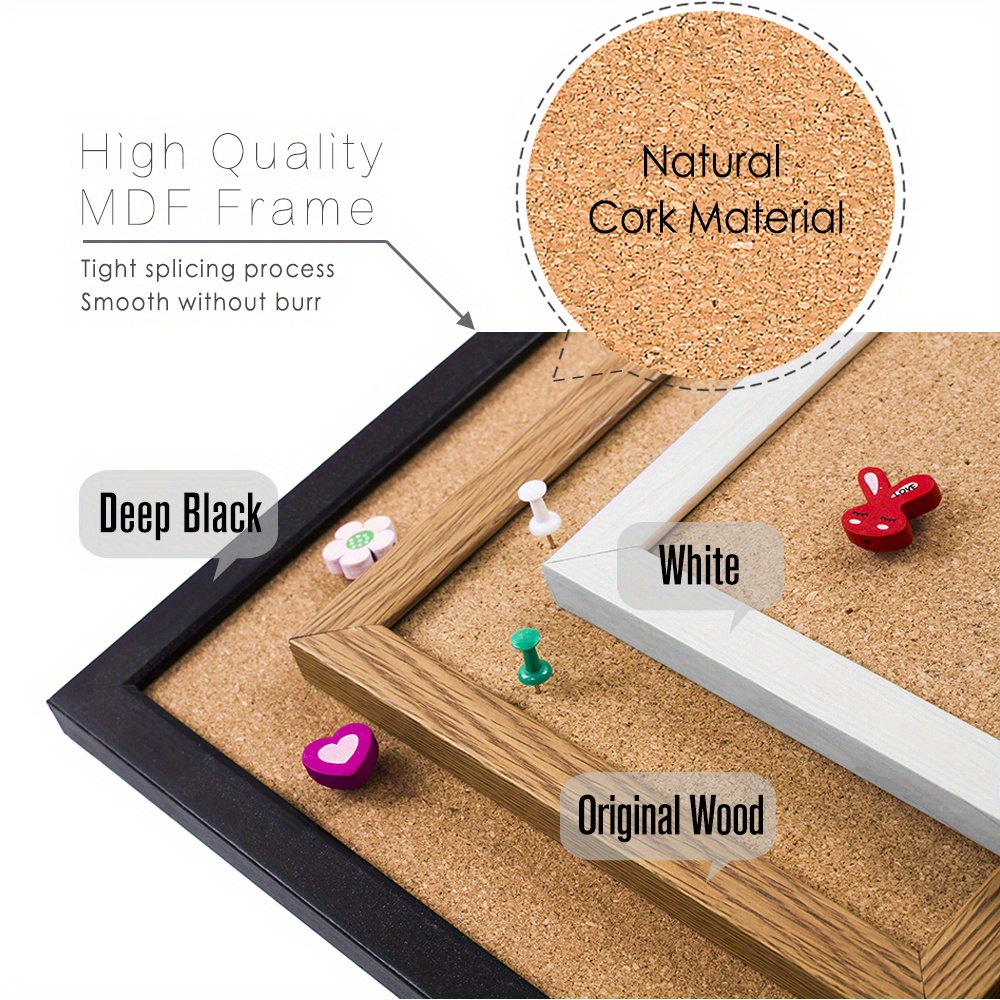 Double sided Cork Board Brighten Space A Colorful 3 Sizes 4 Temu