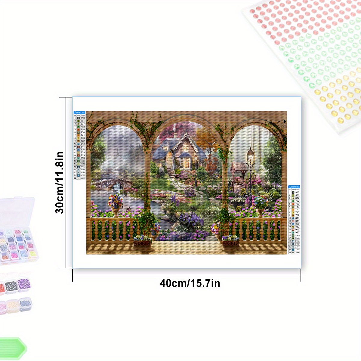 1pc Handmade 5D Diamond Painting Kit for Home and Wall Art Decor - Perfect Gift for Family and Friends