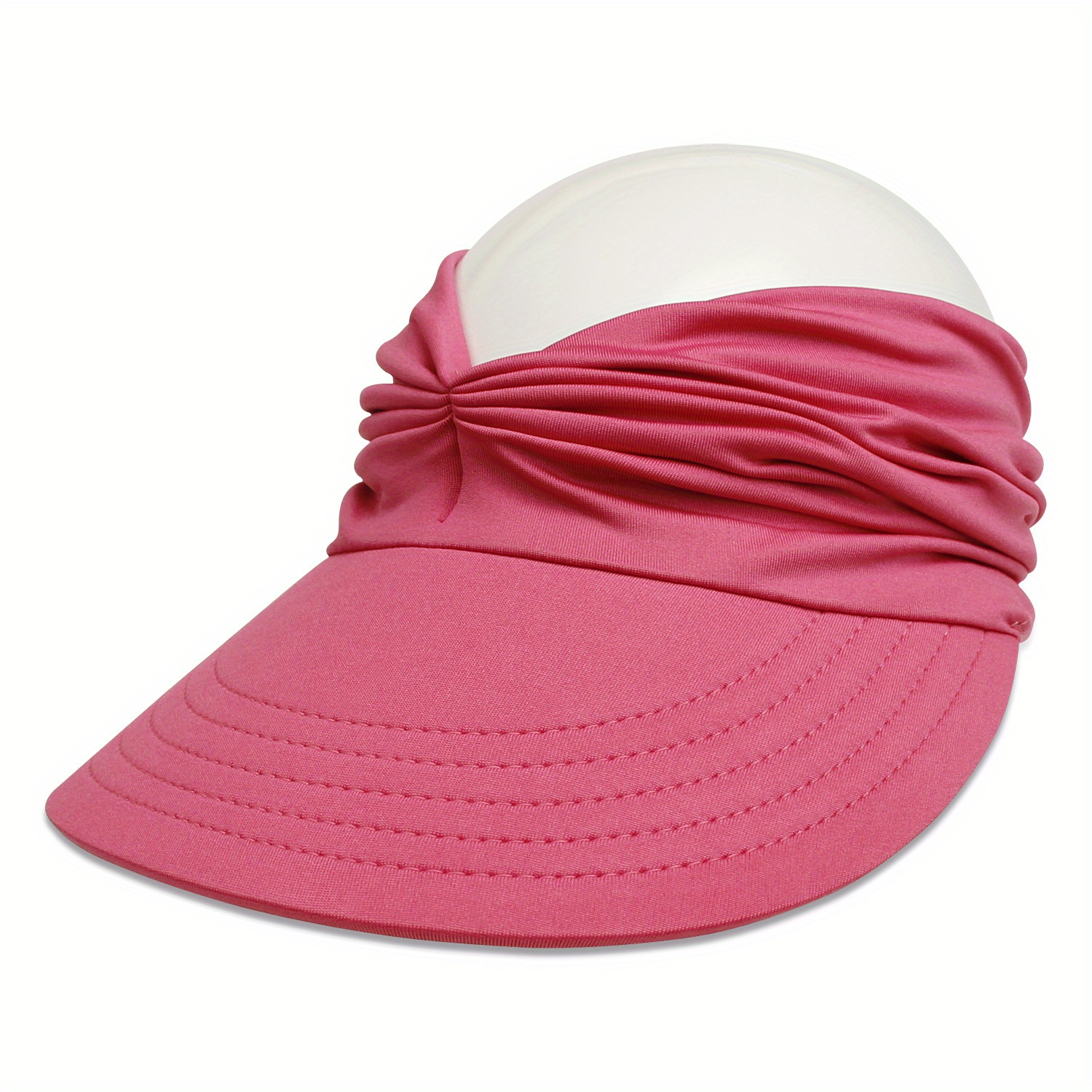 WUTYU - Sombreros para el sol para adultos, con visera absorbente del sol,  transpirable, elástico, para mujer, gorra ancha de golf (beige, talla