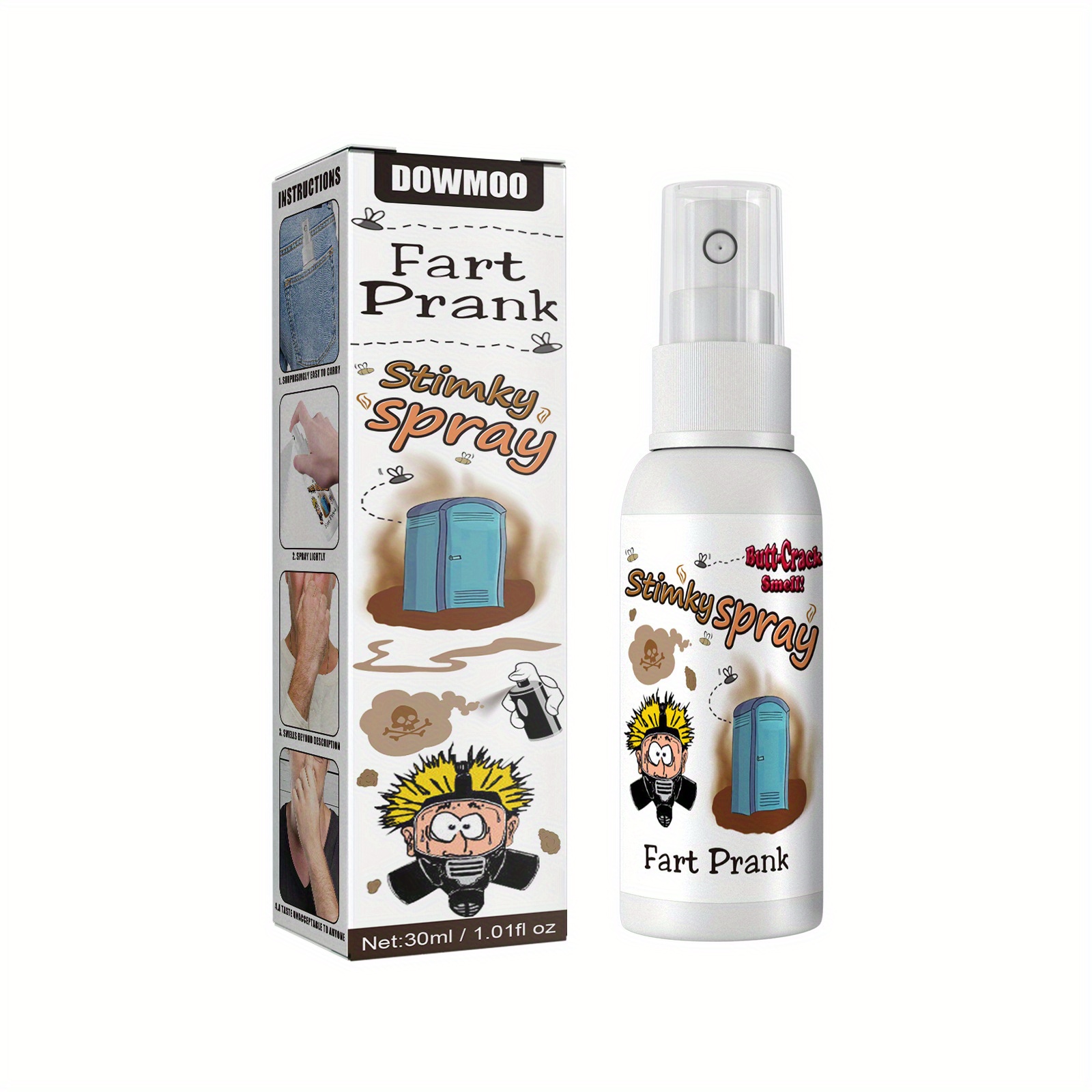 3 Pack Liquid Fart Spray Smell From Hell Spray Novelties Fart Gag Prank  Spray US