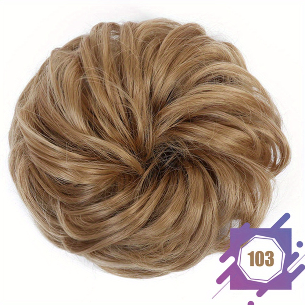 Synthetic Wavy Curly Chignon Ponytail Hair Extensions