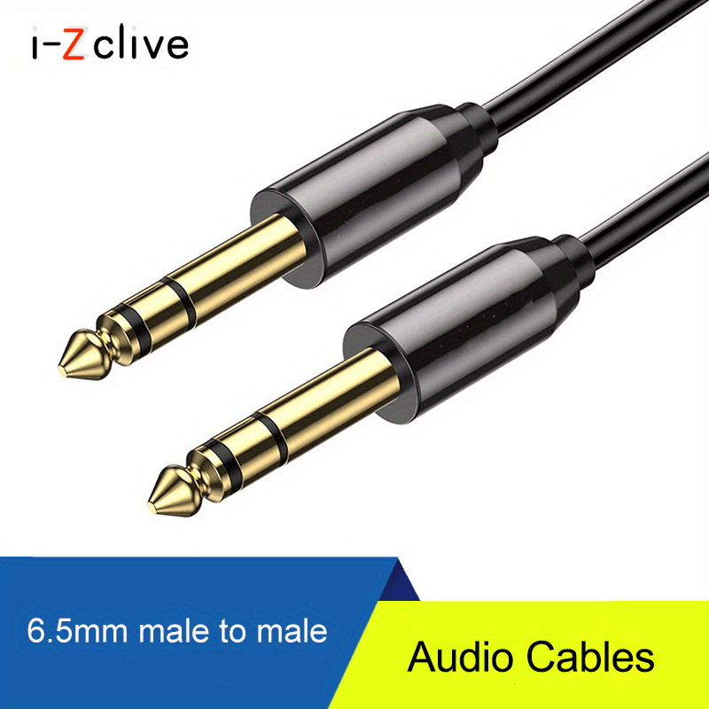 Buy 6.5mm to 3.5mm male to male audio stereo jack cable