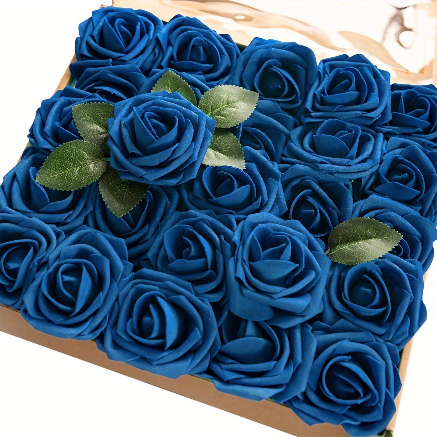 Artificial Flowers Ash Blue Flower Combination - Temu