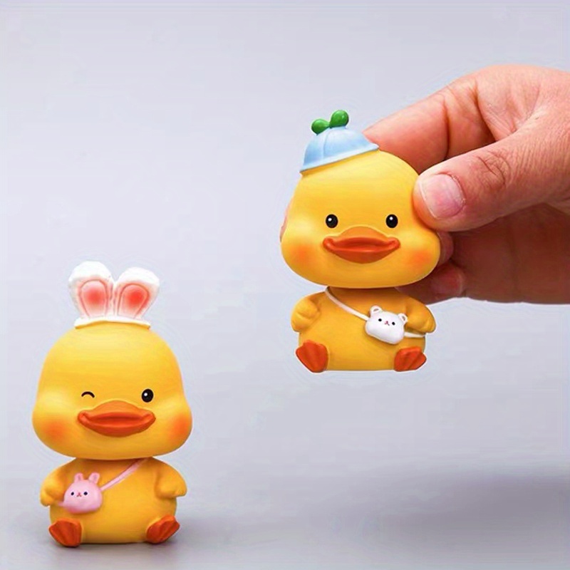 4pcs Set Cute Cartoon Ducks Shaking Head Decoration Car - Temu