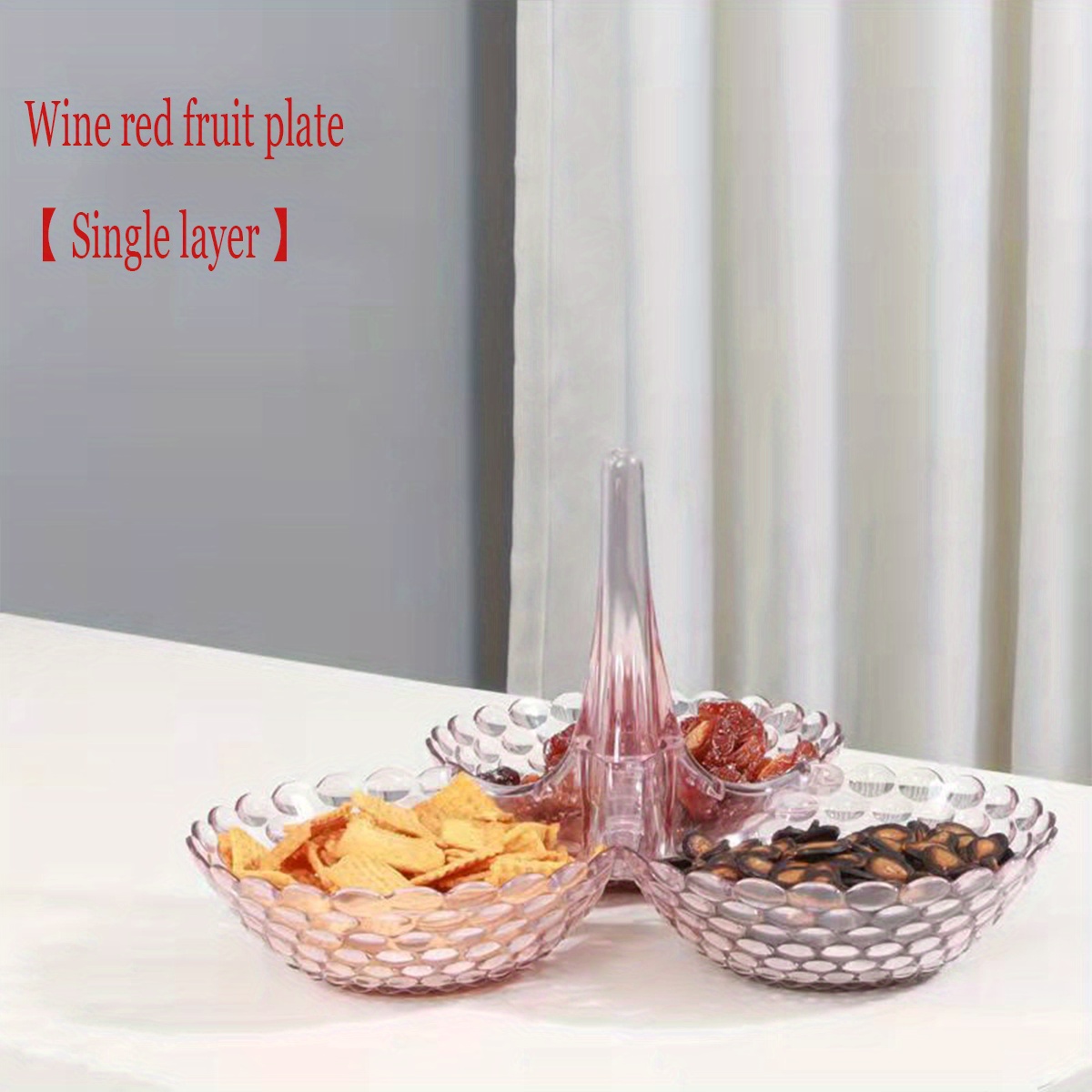 Plastic snack online tables