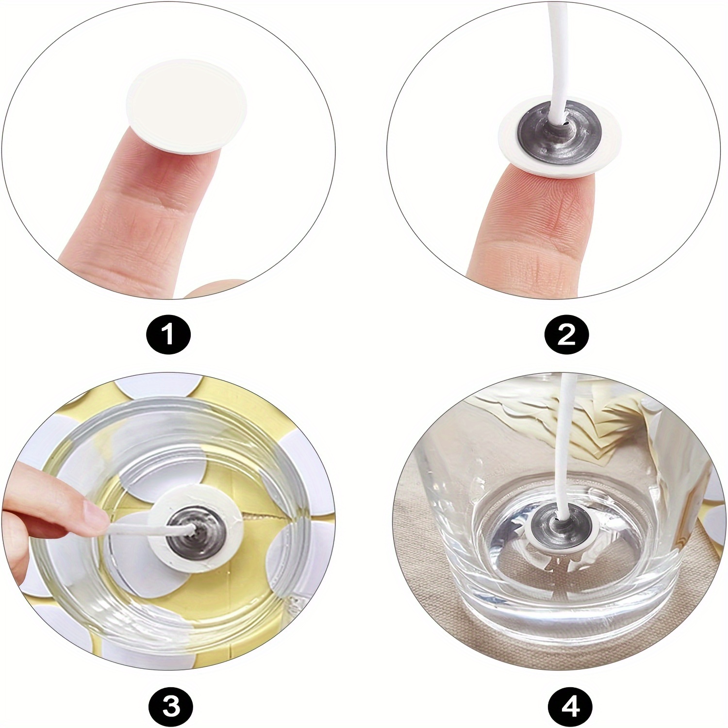 Candle Wick Stickers For Handcraft Candle Making Candle Wick Stickers
