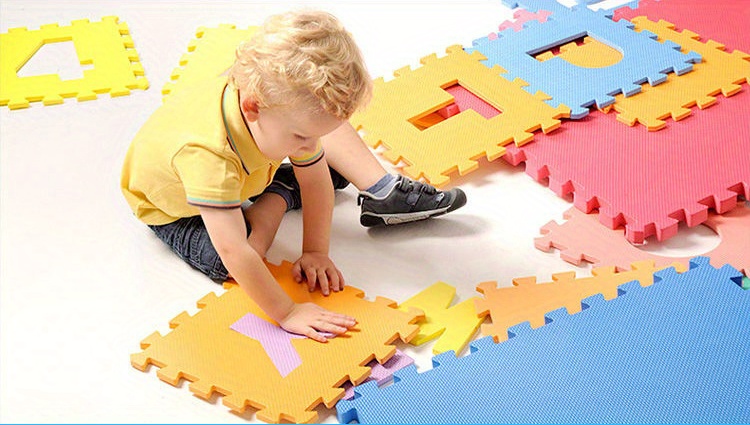 Non slip Foam Floor Mats For Kids Waterproof Educational - Temu