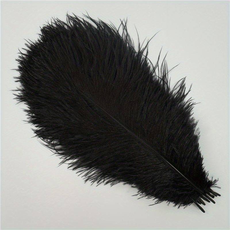 Plumas avestruz azul oscuro