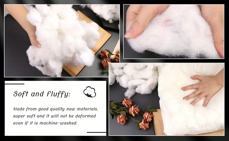 Polyester Fiber Fill, Stuffing Pillow Filling Stuffing Cushion Filling,  High Resilience Fill Fiber, Stuffing For Stuffed Animals/diy Crafts - Temu  United Arab Emirates