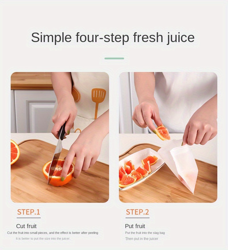 1pc manual juicer small portable multifunctional squeezer fruit slag juice separation fried juice press juicer details 4