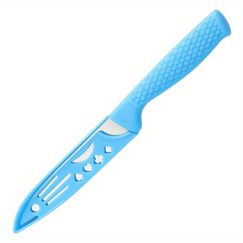 1pc Solid Color Fruit Knife, Simple Stainless Steel Vegetable Knife For  Kitchen