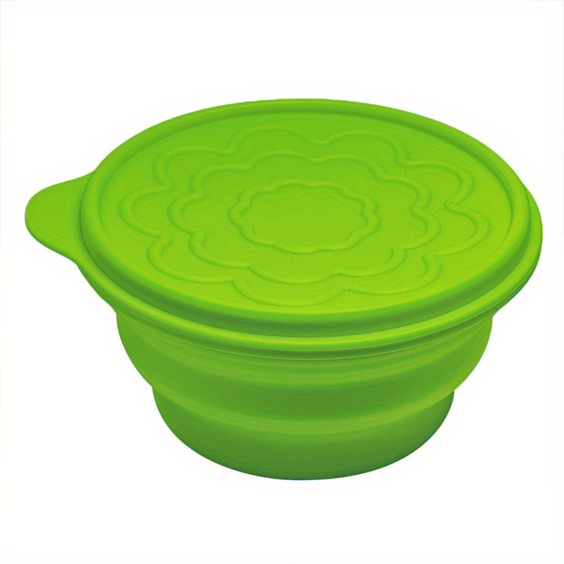 Portable Silicone Folding Bowl - Heat Resistant, Reusable