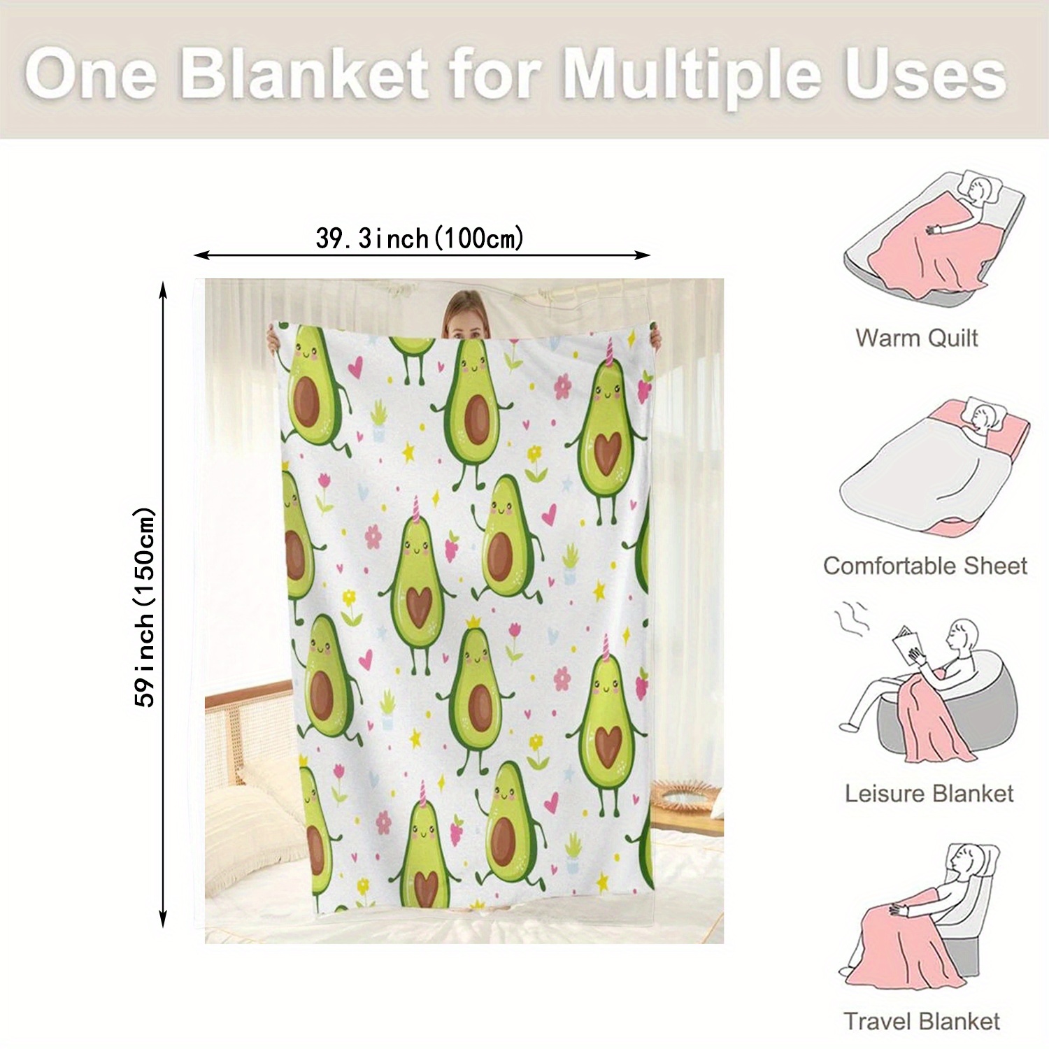 Avocado best sale toast blanket