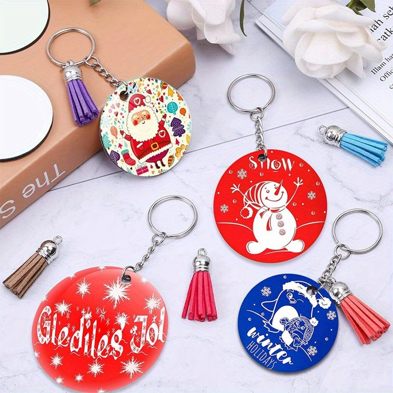 Round Keychain Resin Mold 5 Different Size Circle Silicone - Temu