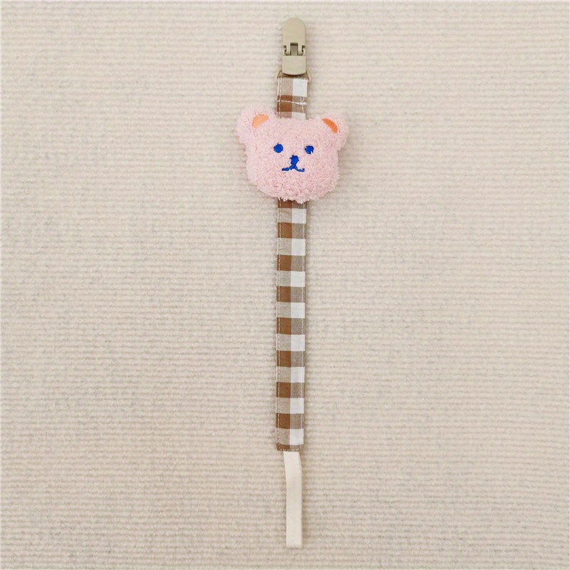Universal Two-in-One Fashion Pacifier Clip - Pink