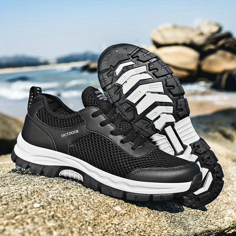 Men's Breathable Mesh Sneakers for Hiking Climbing