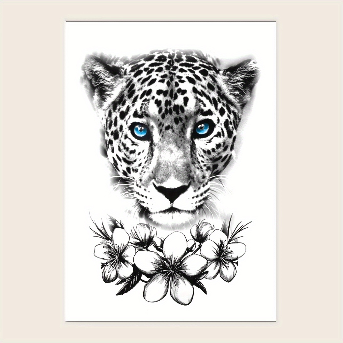 Leopard Print Tattoo  Realistic Temporary Tattoos – TattooIcon