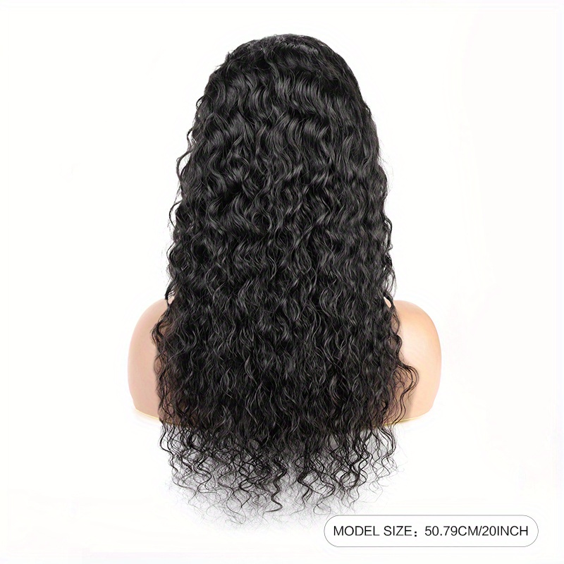 26 inch HD Water Wave Frontal Wig 150% Density Water Wave Lace