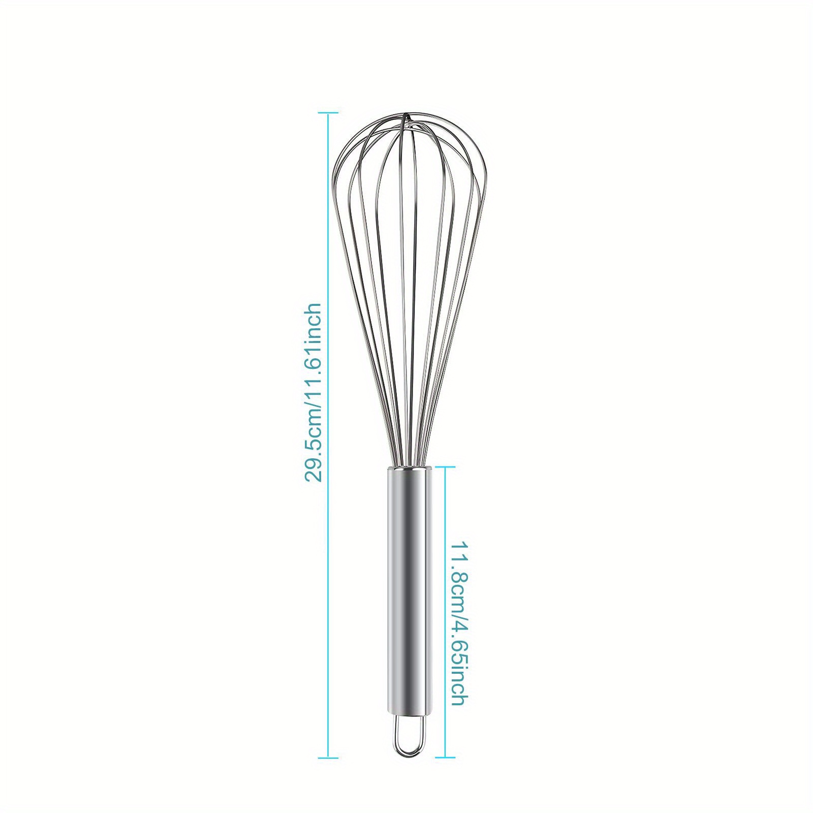 Stainless Steel Wire Whisk Sturdy Balloon Egg Beater For - Temu