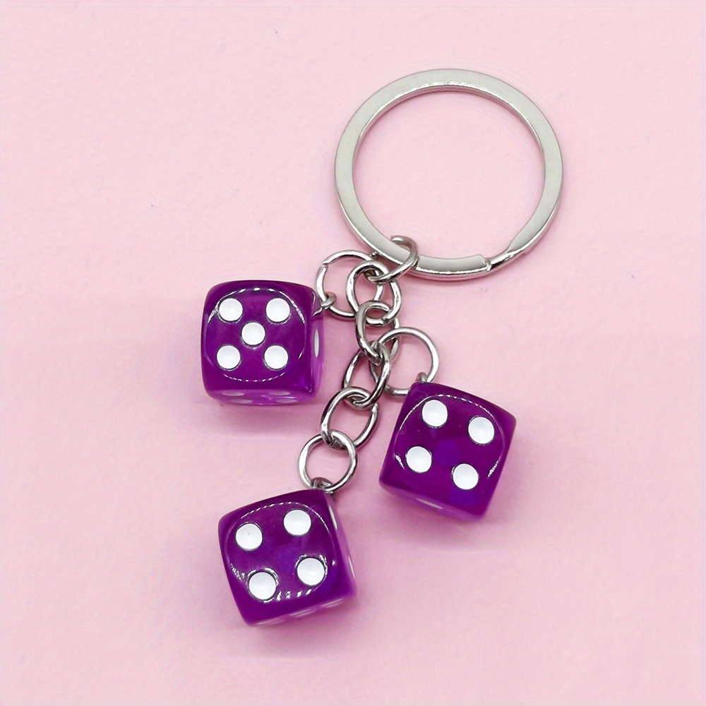 Fuzzy Dice Key Rings & Keychains