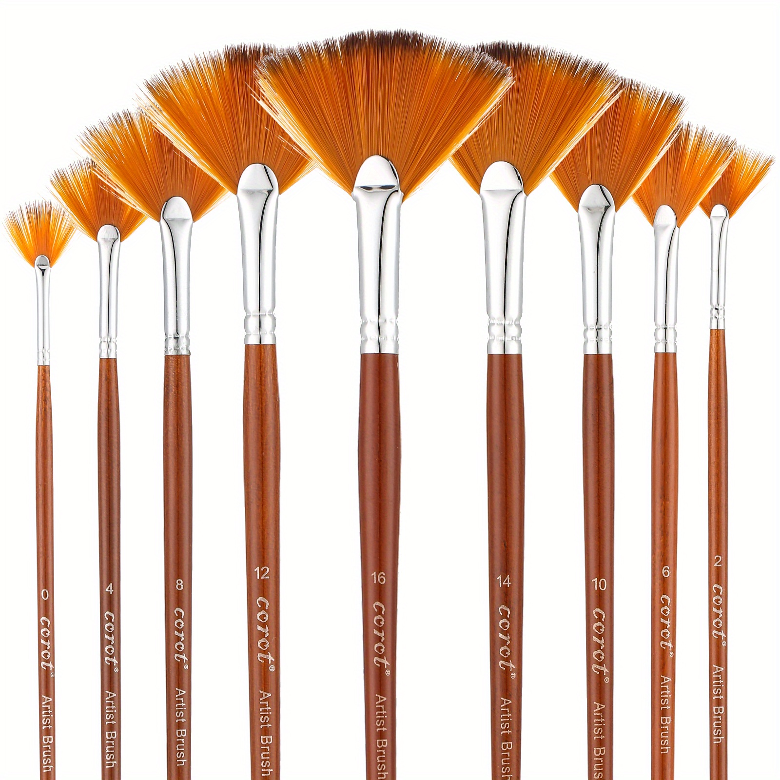 Cheap 9pcs Professional Paint Brushes Set Multipurpose Paintbrush