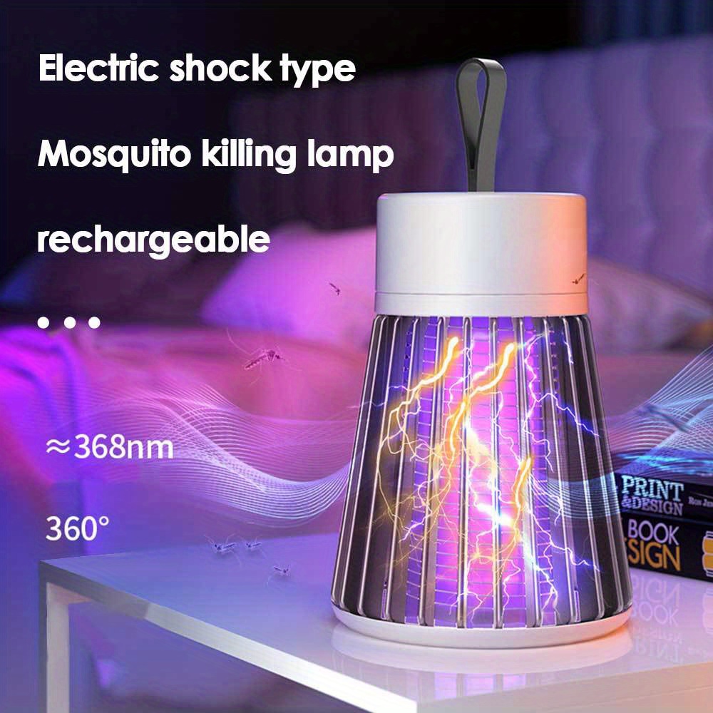 Electric Bug Zapper Mosquito Insect Killer Lamp Portable LED Light