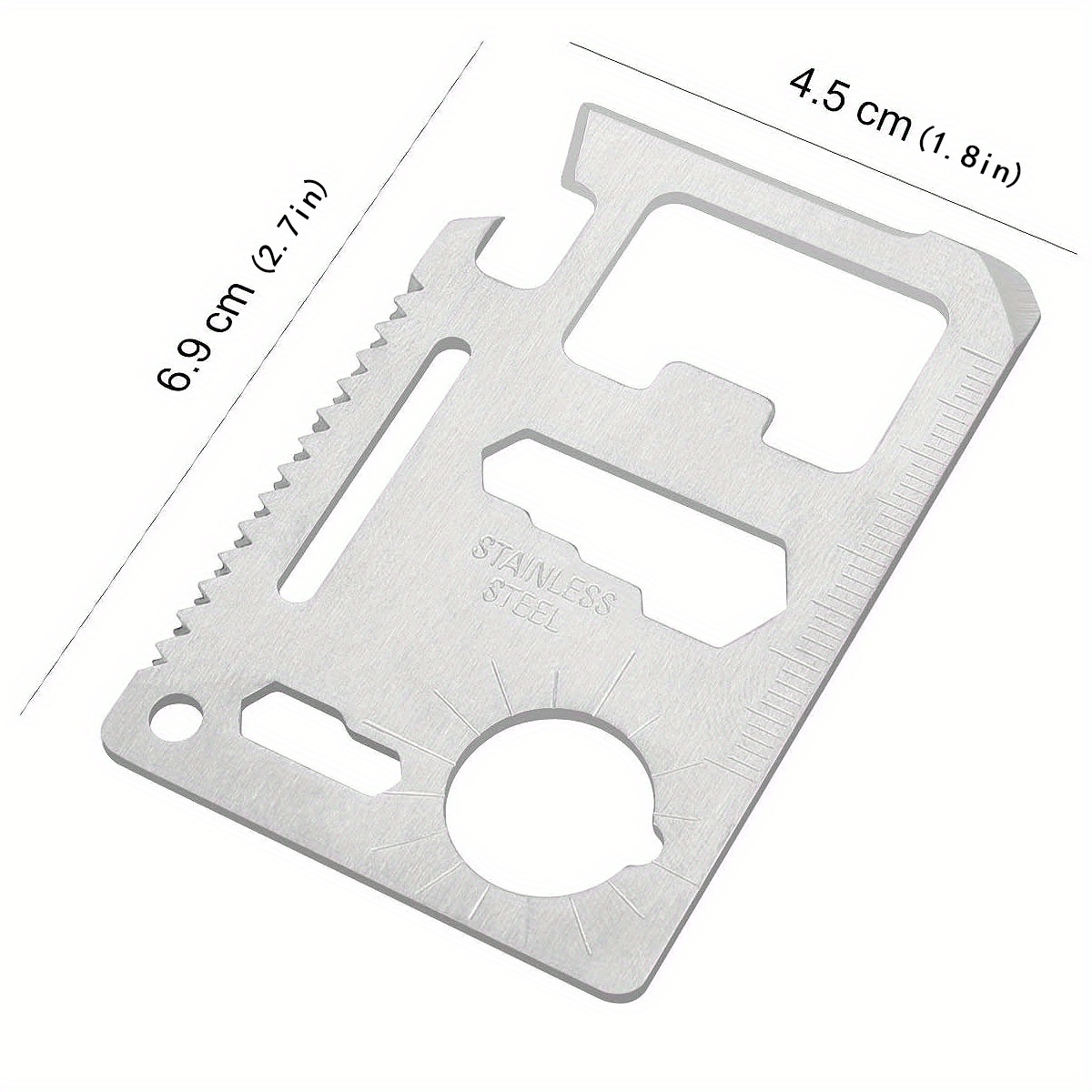 Creative Stainless Steel Multifunctional Tool Card Metal - Temu