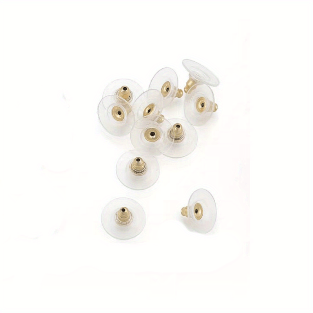 Bullet Clutch Earring Back For Earring With Pad Rubber Earring Plug  Perforated Safety Back Replacement Of Ear Drop Earring Fish Hook Earring  Back - Temu