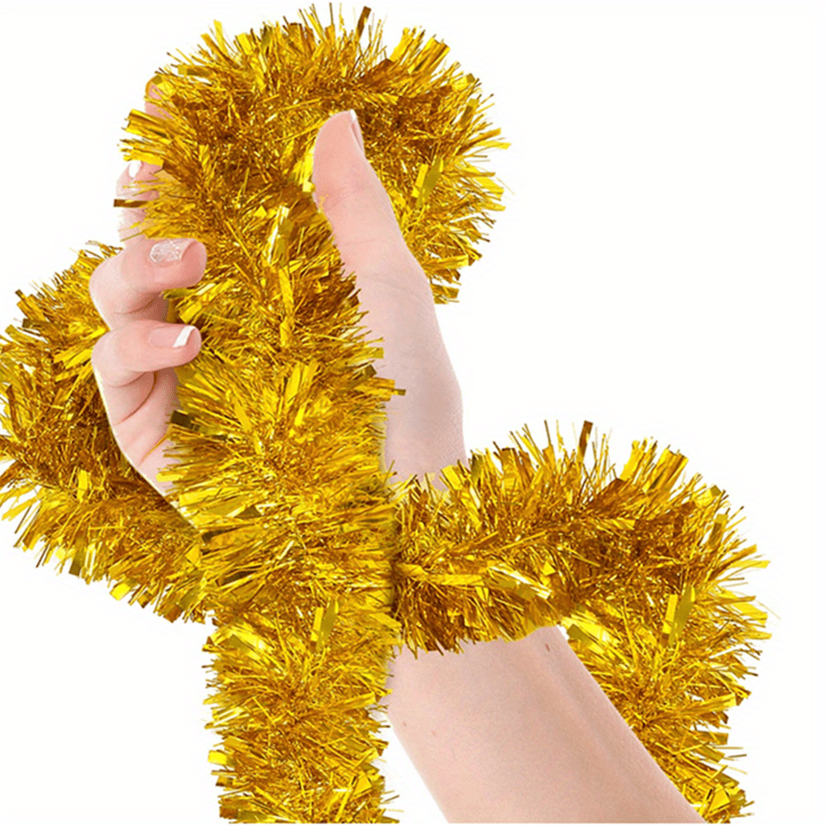 Chuangdi 66 Feet 2 Pieces Easter Tinsel Garlands Metallic Twist Garlan —  CHIMIYA