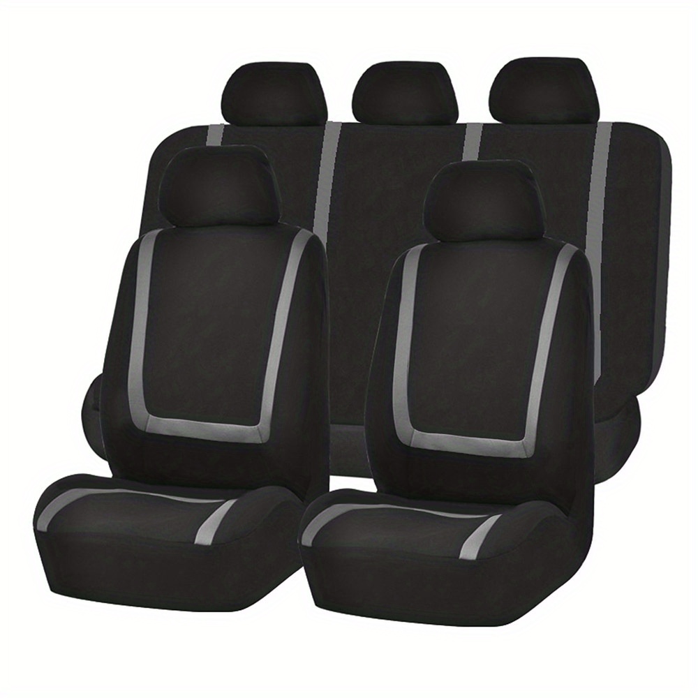 Upgrade Car Interior A Universal Fit 5 seat Polyester Car - Temu Germany