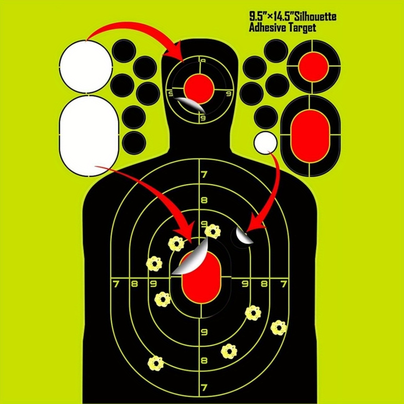 5 Reactive Shooting Targets Perfect For Rifle Airsoft Pistol Temu