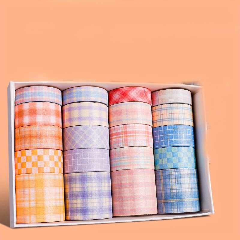 Grid Kawaii Minimalist Washi Tape Kawaii Stationary Cute Washi Tape Kawaii  Washi Tape Cute Washi Tape Korean Inspired Stationary 