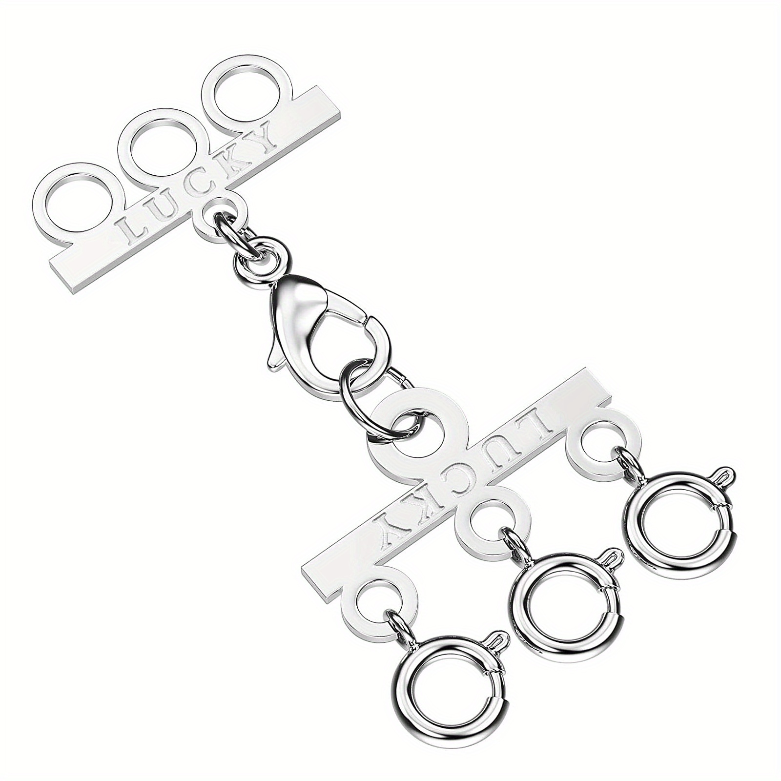 Necklace Connectors For Multiple Necklace Layering Clasps - Temu