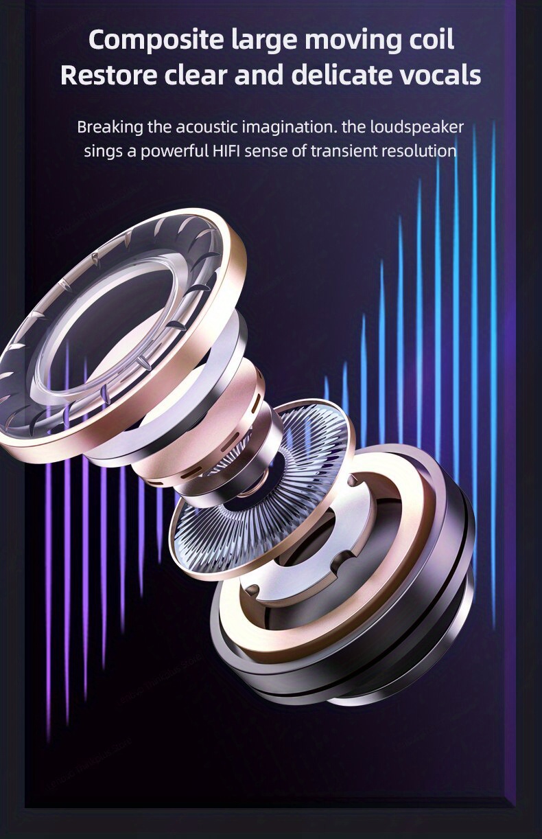 Lenovo LP80 Pro RGB TWS Headphones in action