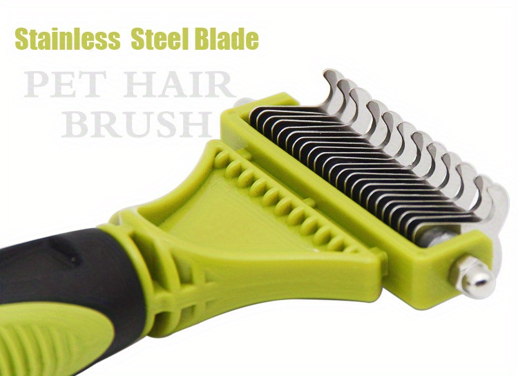 Double Sided Undercoat Rake Removing Knots Comb Grooming Temu Australia