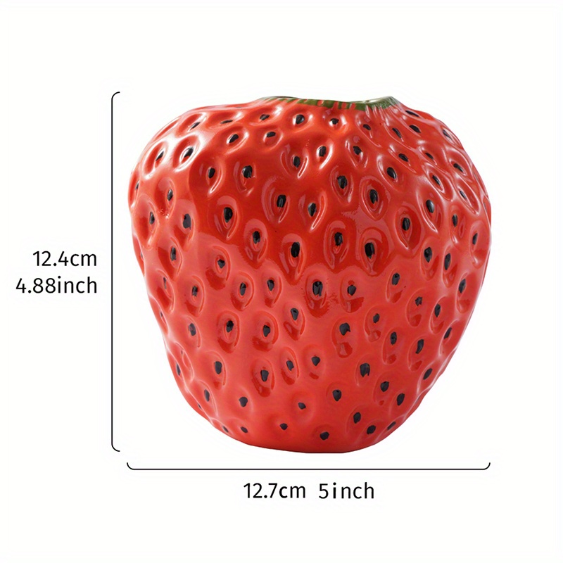 Article Change Color Fruit Squishy Huge Giant Strawberry - Temu