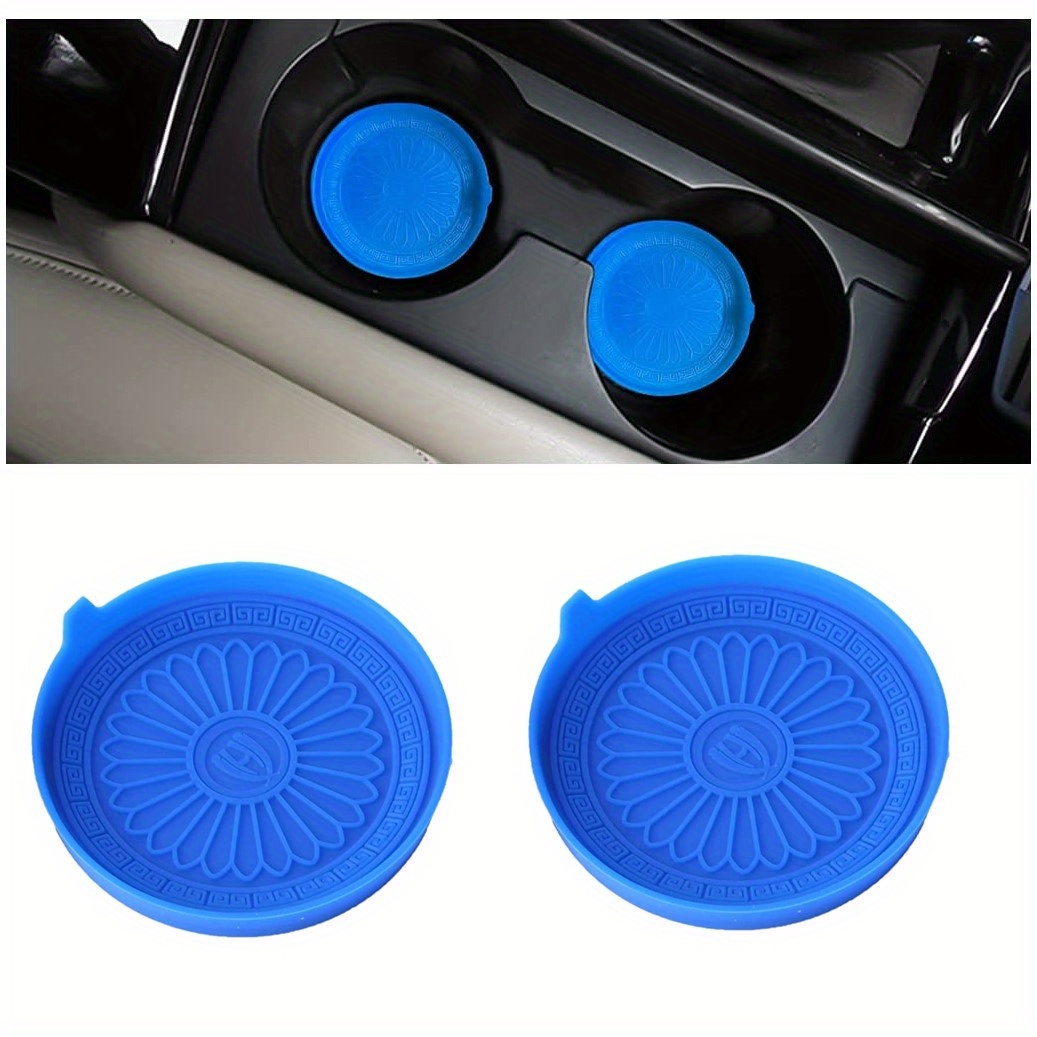 Car Coasters For Cup Holder Silicone Car Cup Holder - Temu