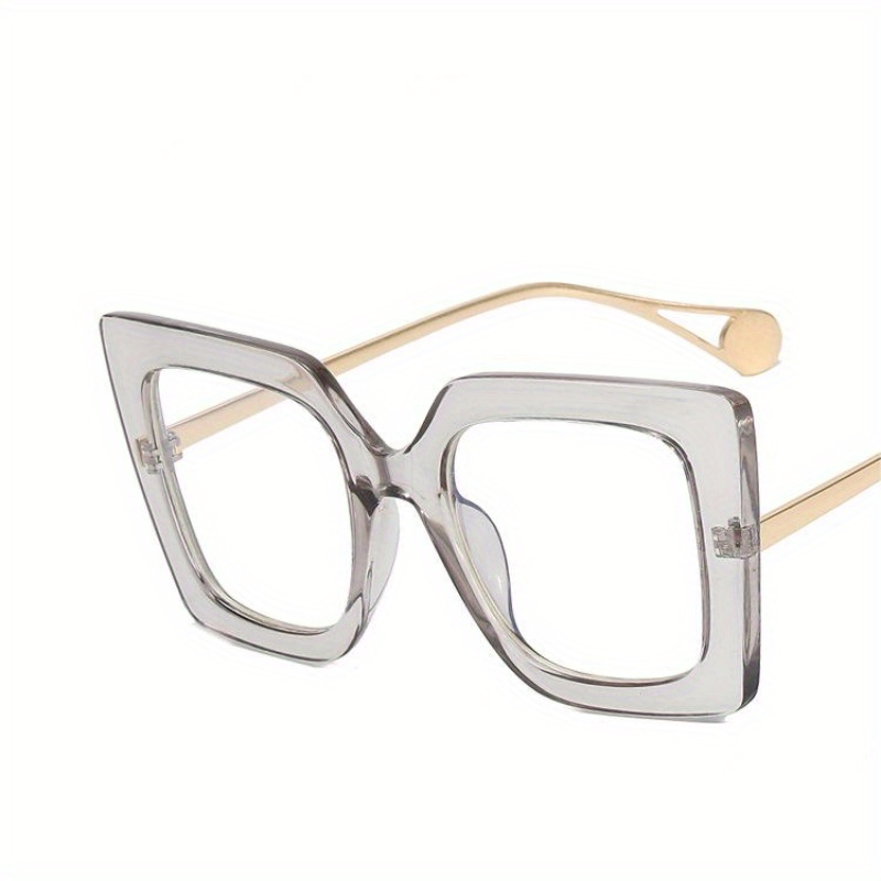 Square Frame Clear Lens Glasses Anti Light Reading Glasses
